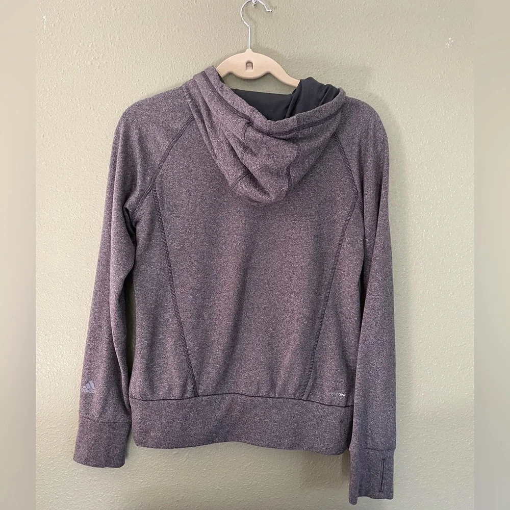 Adidas Ultimate Gray Hoodie "Fight Like Hell" Cancer Small - Picture 3 of 9